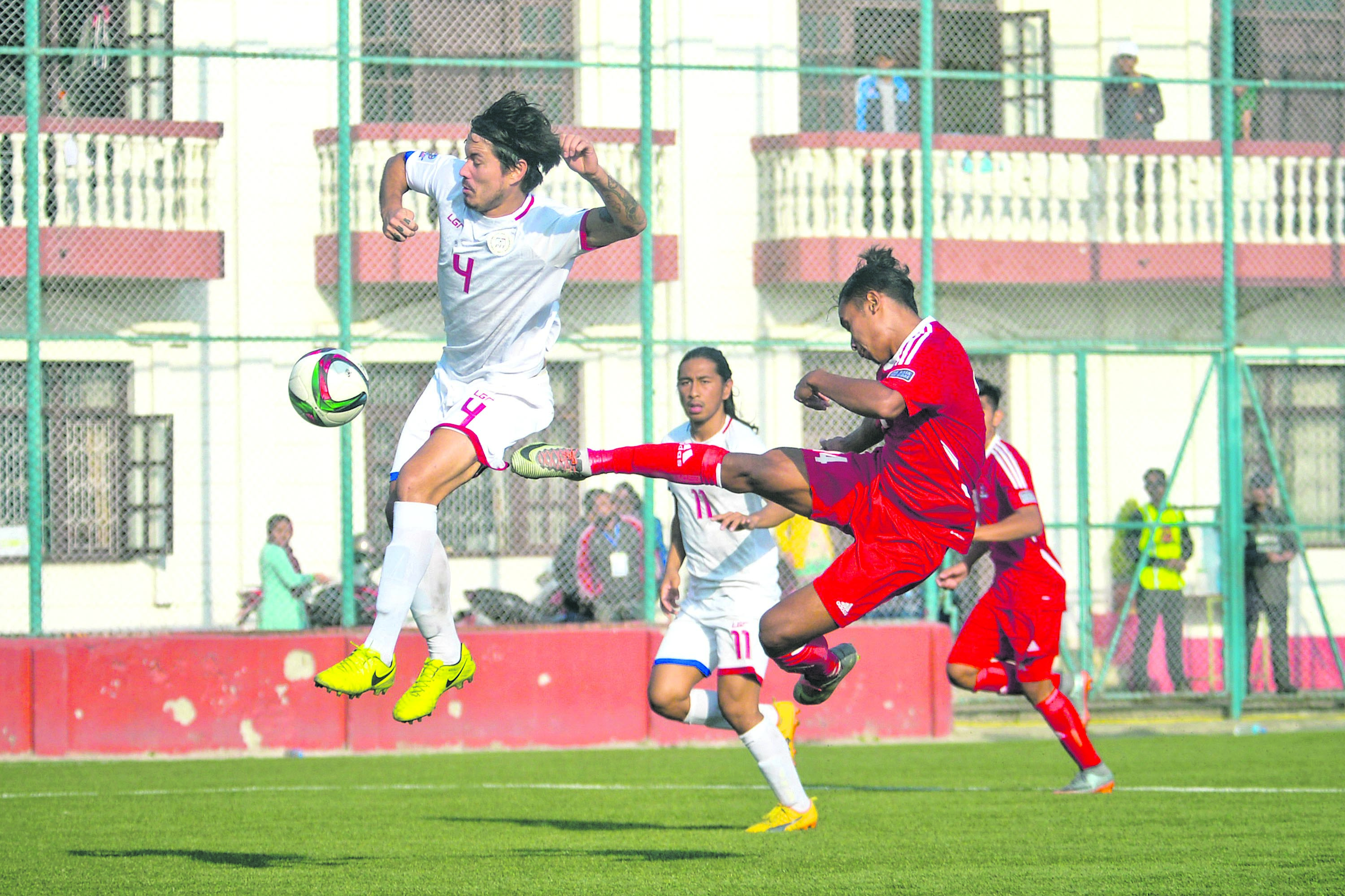 Nepal, Philippines play goalless draw